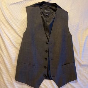 Grey suit vest size Small